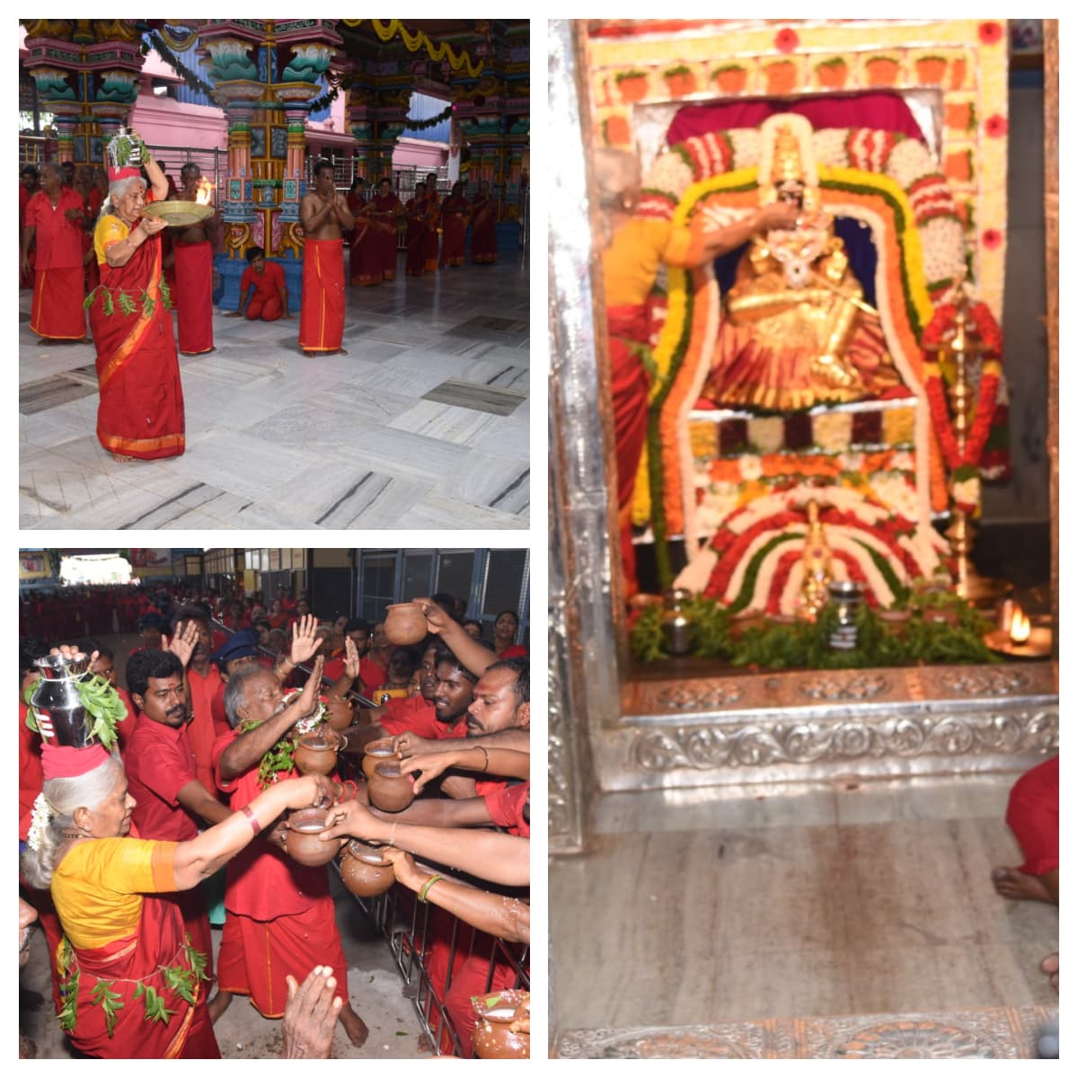 Aadi Pooram Gruel Pot procession